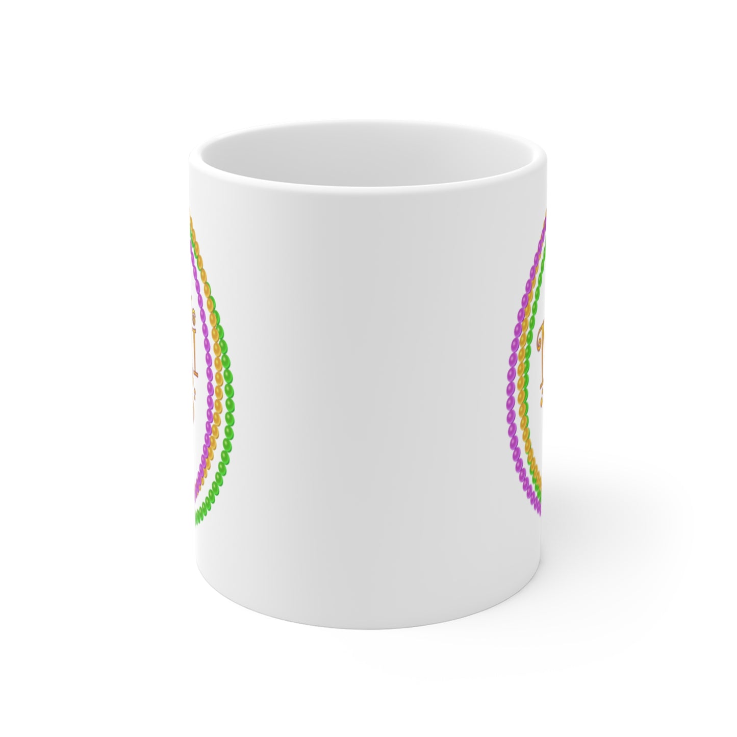 Mardi Gras Beads - Mug 11oz