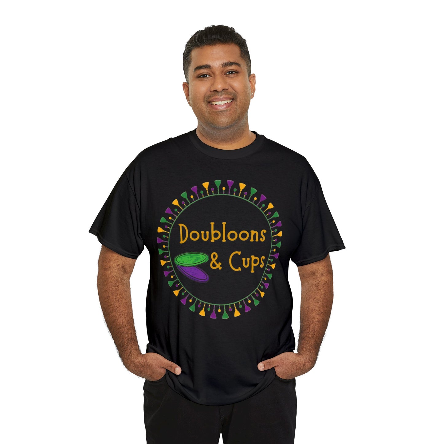 Doubloons and Cups Mardi Gras - Cotton Tee
