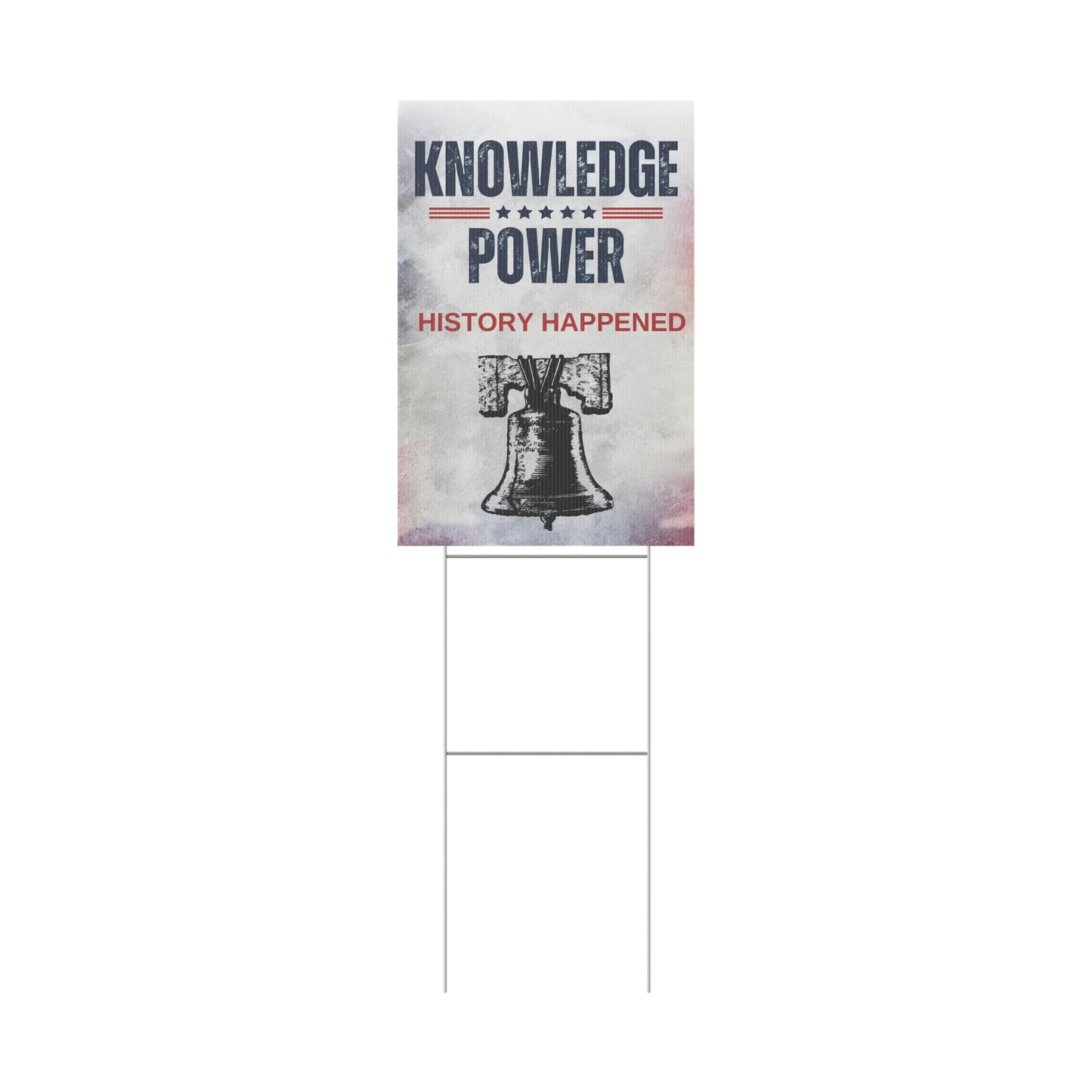 Knowledge is Power - Plastic Sign