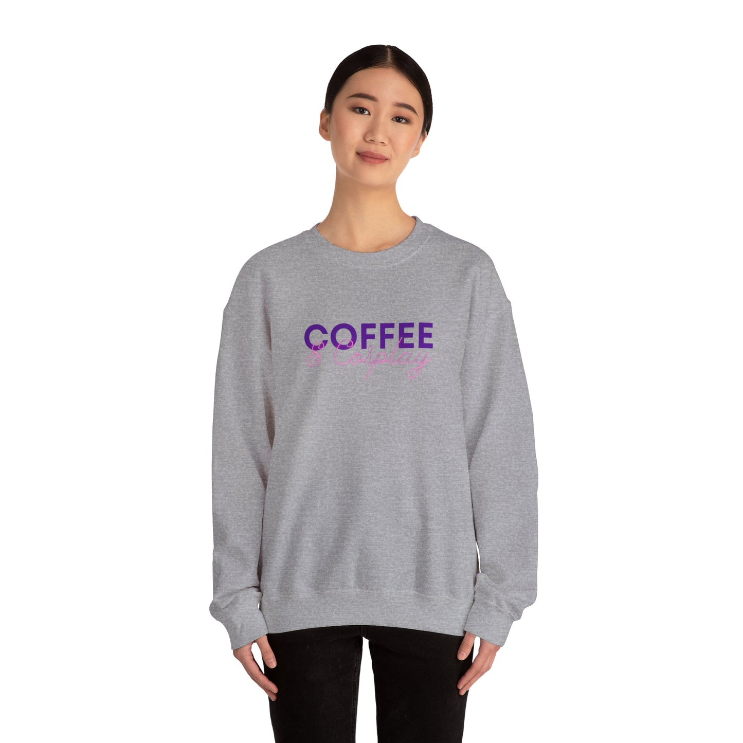 Coffee and Cosplay - Heavy Blend™ Crewneck Sweatshirt