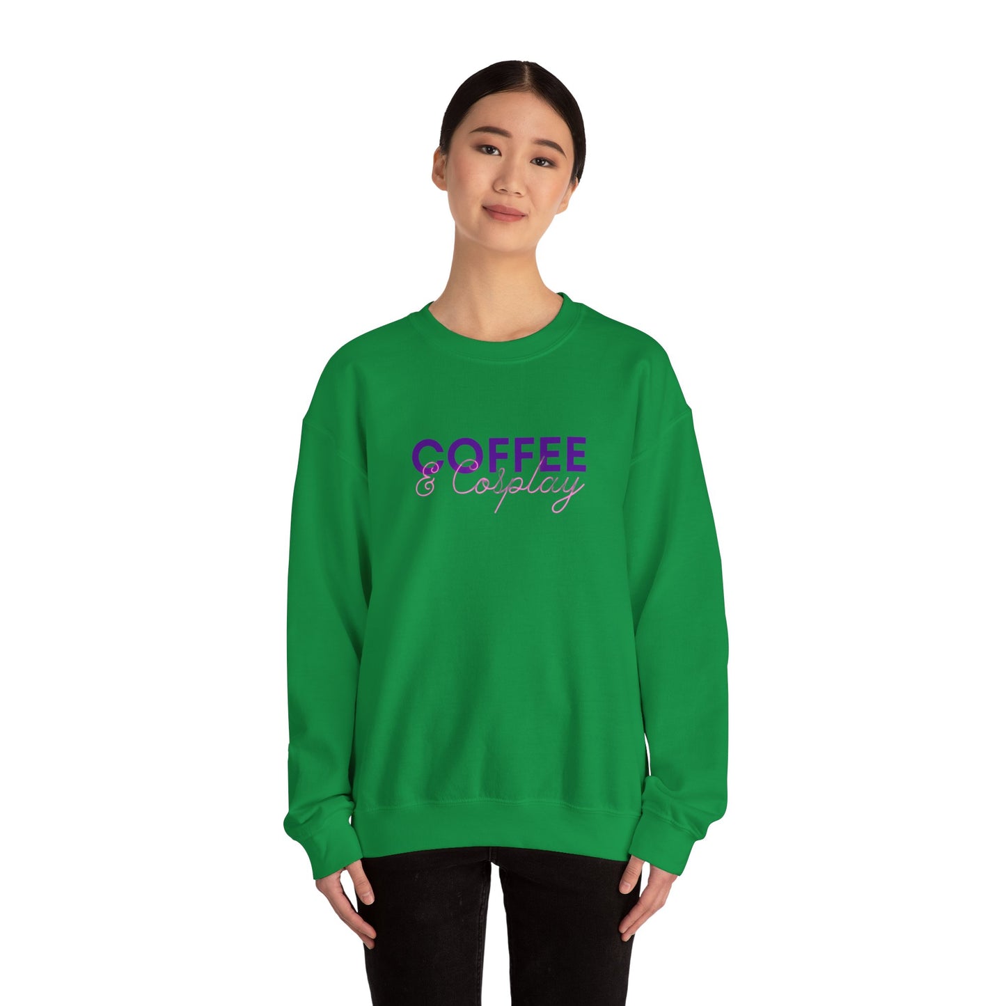 Coffee and Cosplay - Heavy Blend™ Crewneck Sweatshirt