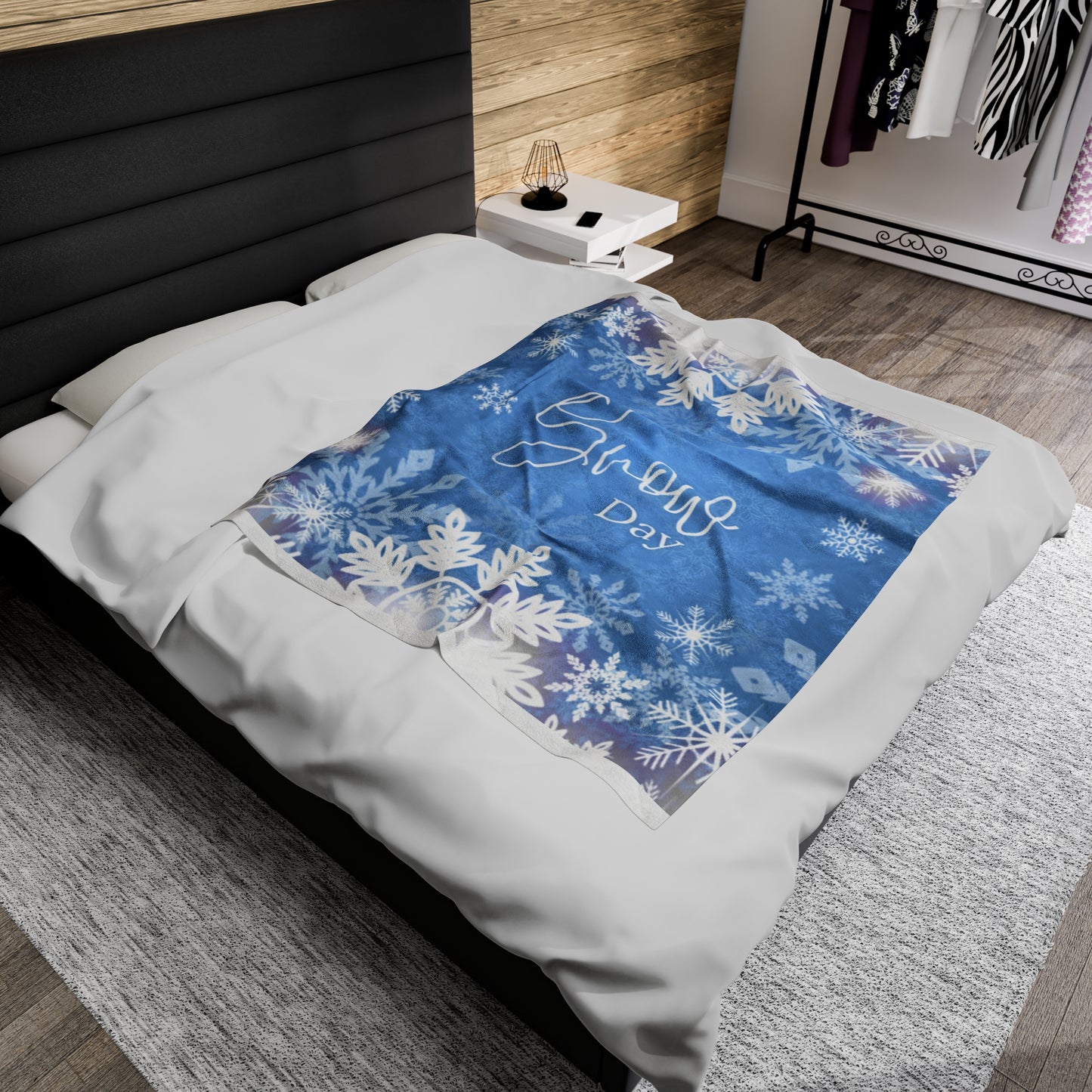Snow Day Plush Blanket