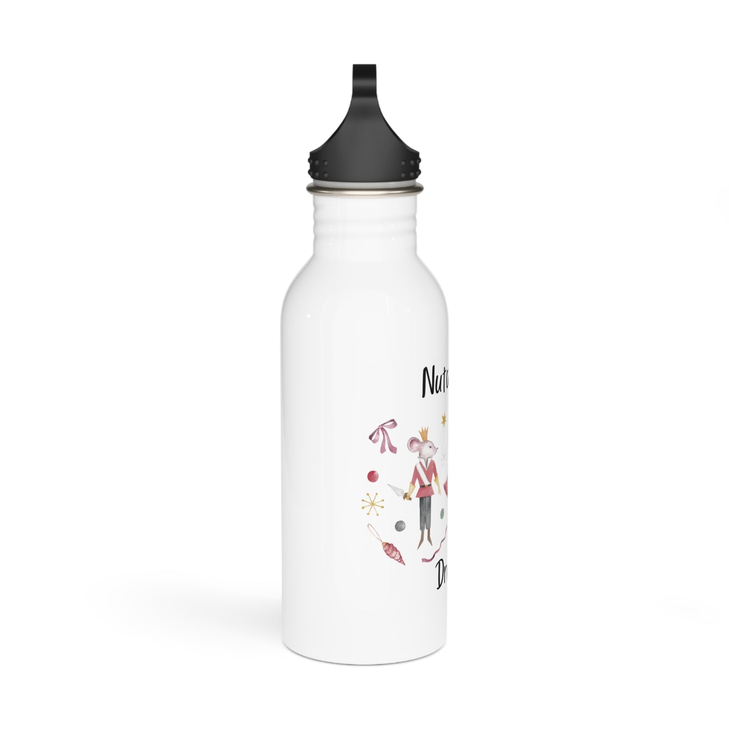Nutcracker Dreams Water Bottle, Sports Lid