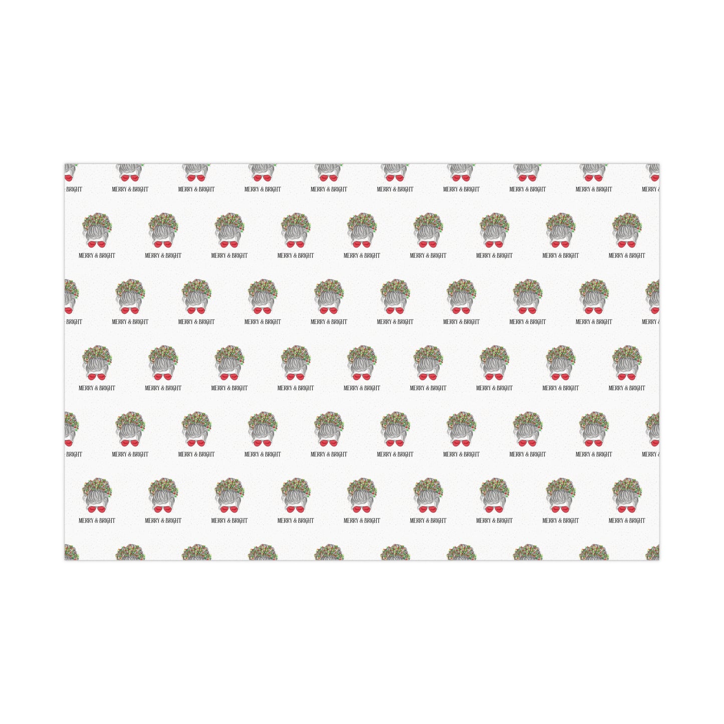 Merry and Bright Gift Wrap Paper