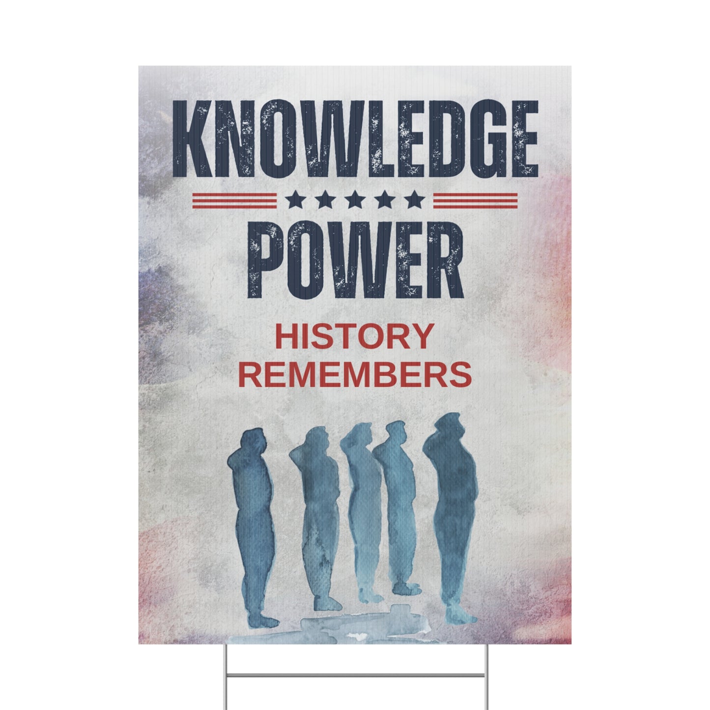 Knowledge is Power - Plastic Sign