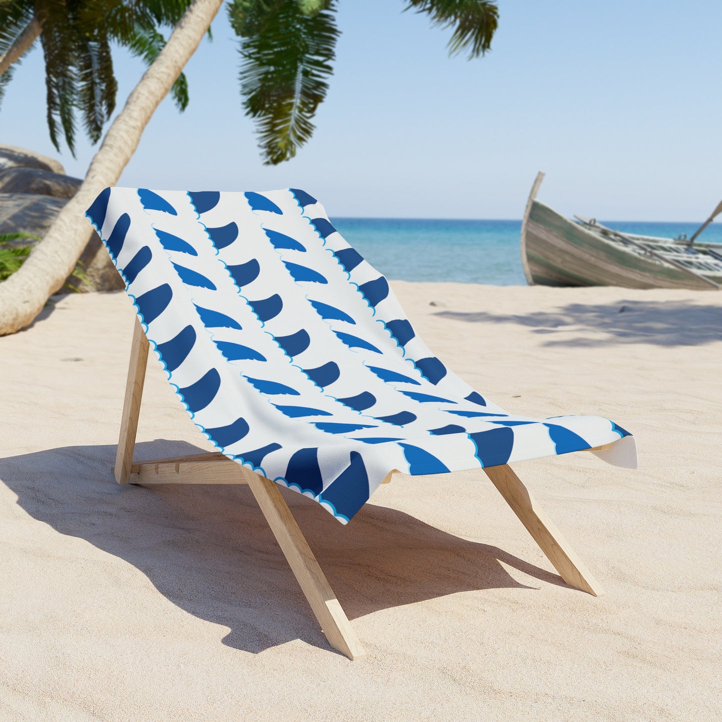 Shark Fin Beach Towel