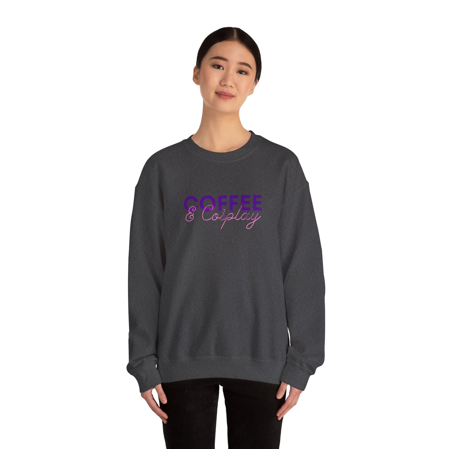 Coffee and Cosplay - Heavy Blend™ Crewneck Sweatshirt