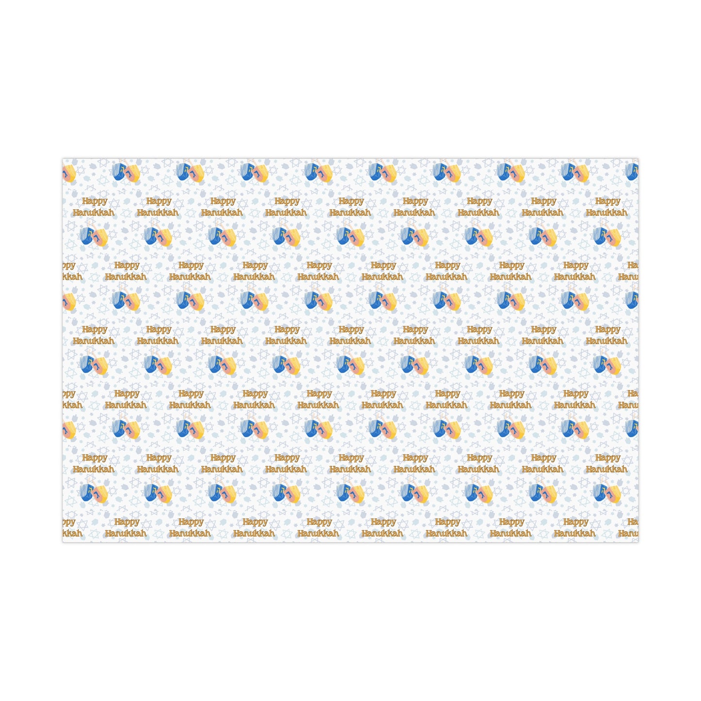 Happy Hanukkah Gift Wrap Paper