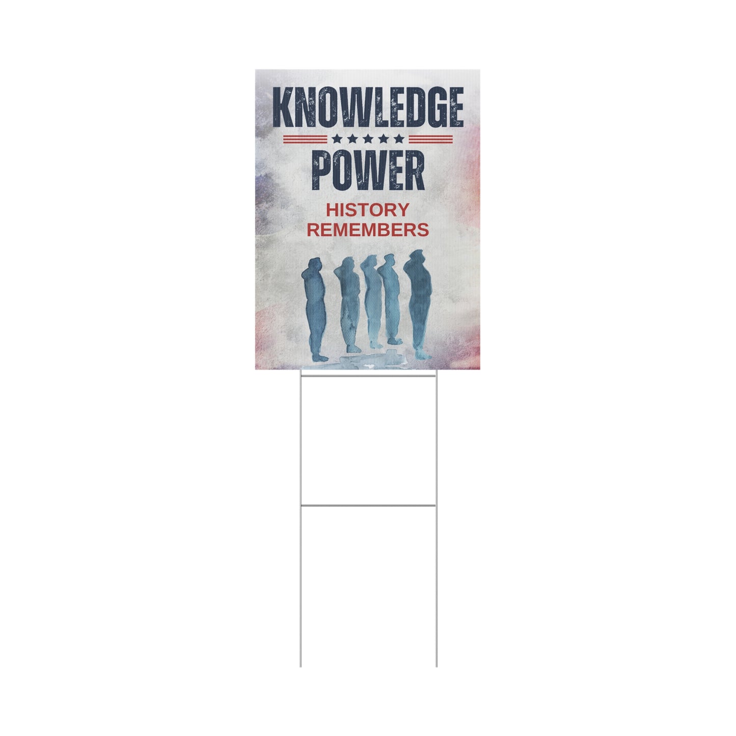 Knowledge is Power - Plastic Sign