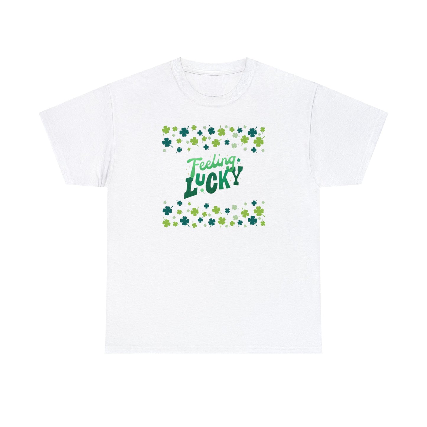 Feeling Lucky Shamrock - Heavy Cotton Tee