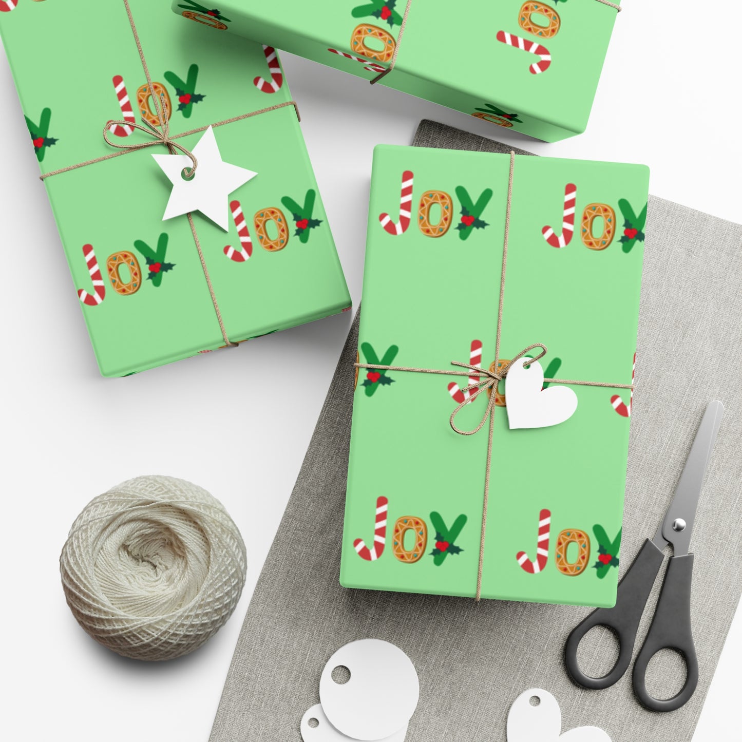 Holiday Joy Gift Wrap Paper