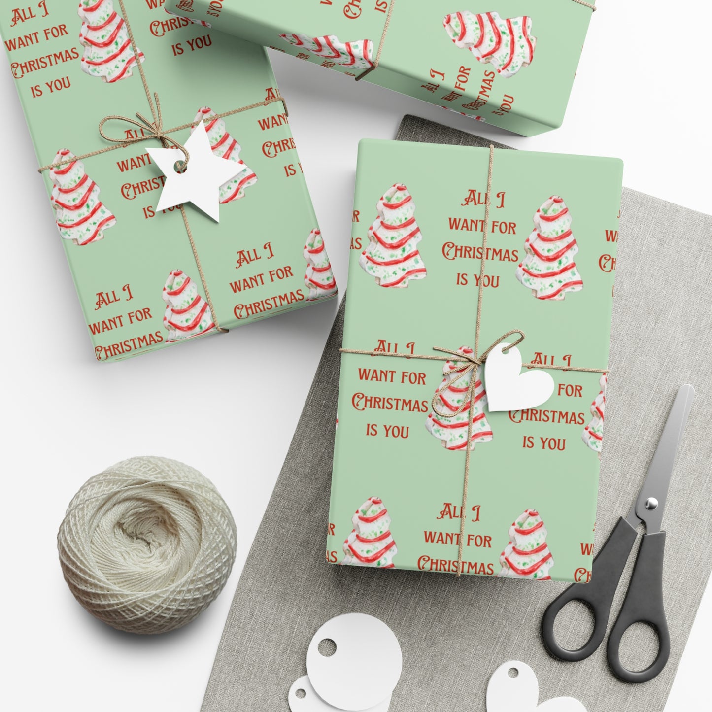 Sweet Christmas Gift Wrap Paper