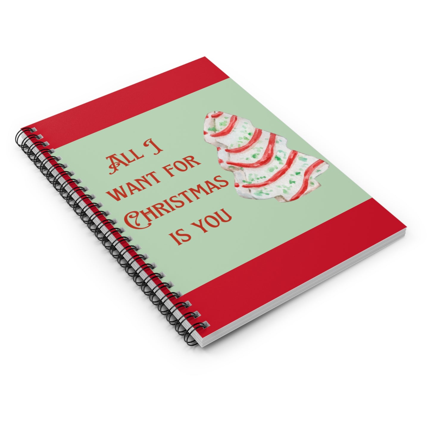 Sweet Christmas Notebook - Ruled Line