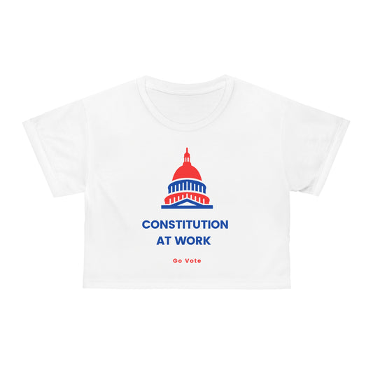 Constitution at Work - Crop Tee