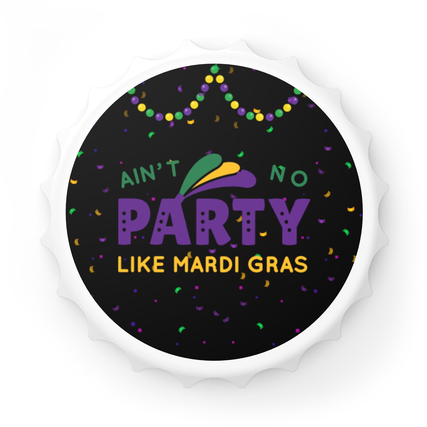 Mardi Gras Bottle Opener