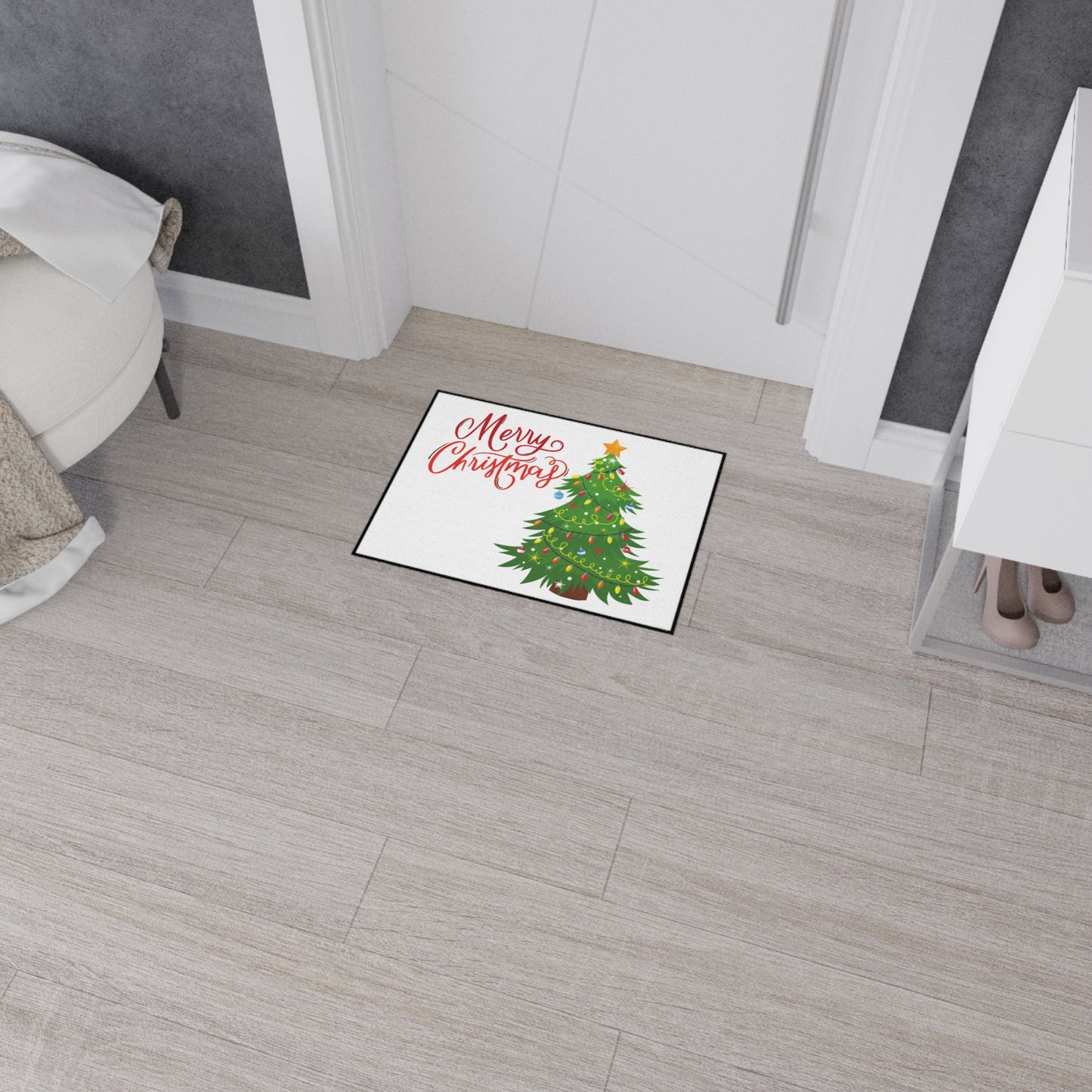 Merry Christmas Heavy Duty Floor Mat