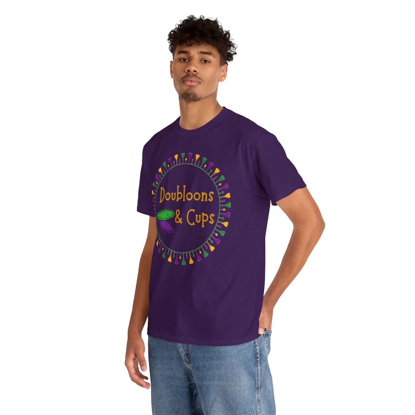 Doubloons and Cups Mardi Gras - Cotton Tee