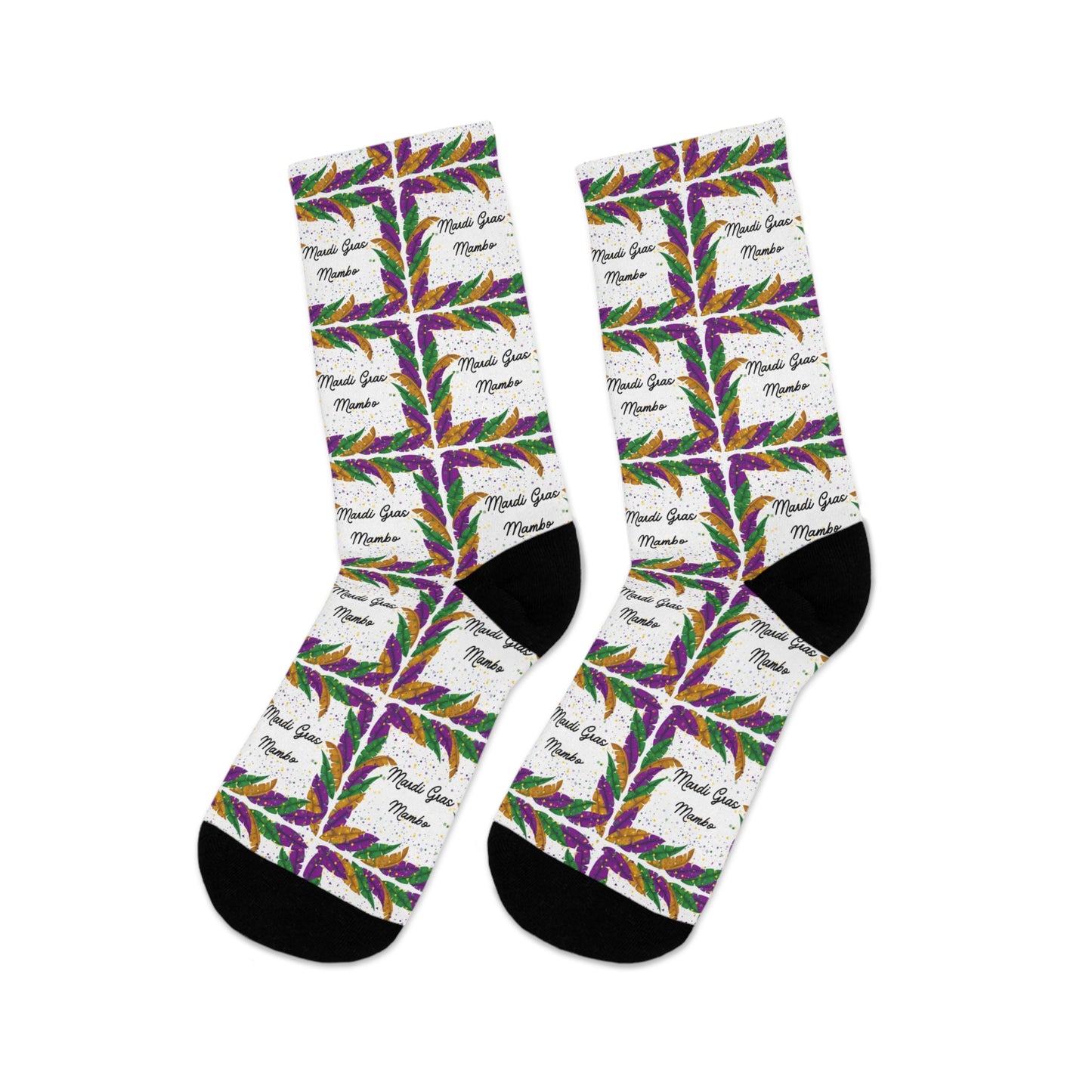 Mardi Gras Mambo - Recycled Poly Socks