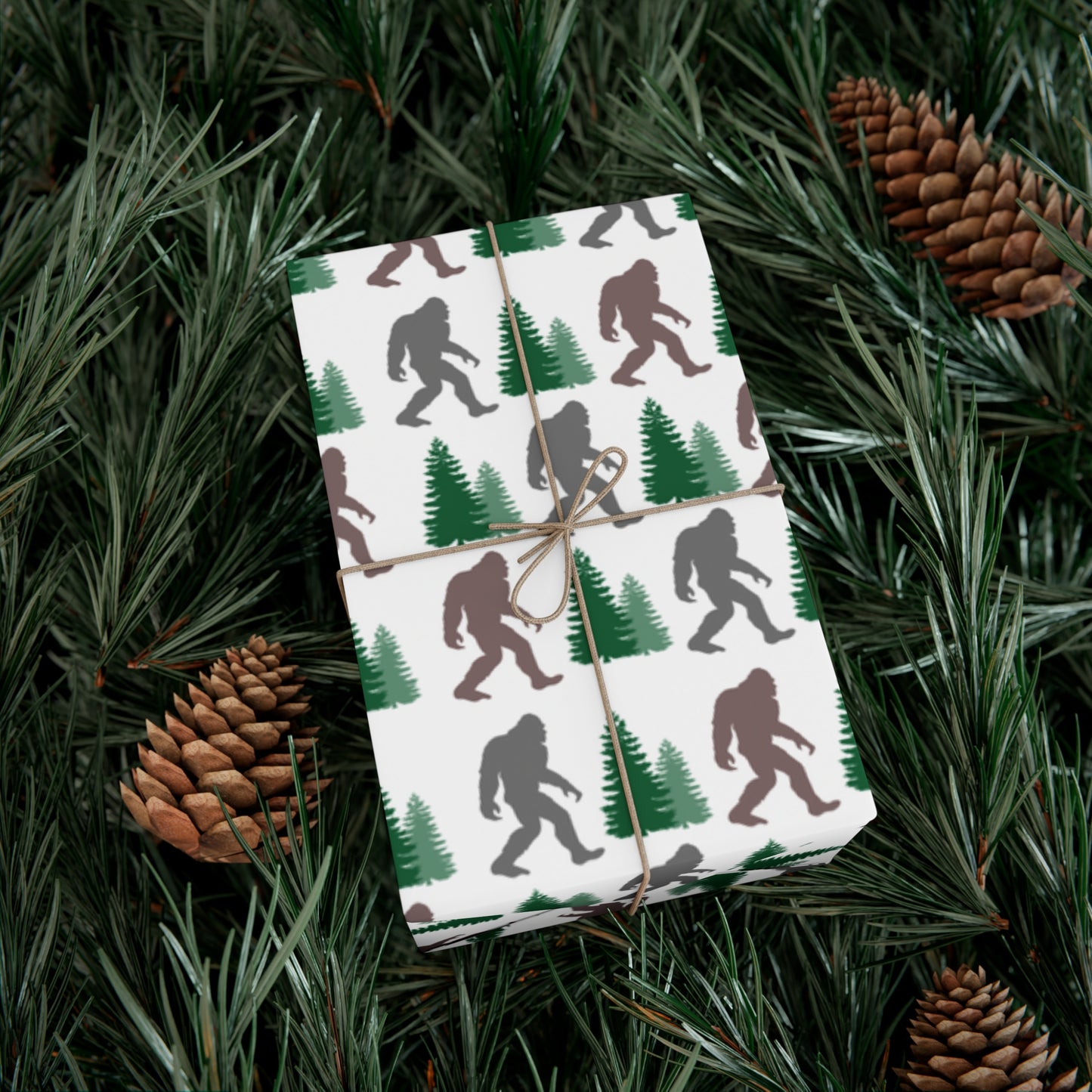 Bigfoot Gift Wrap Paper