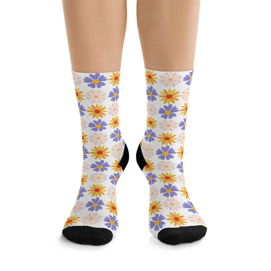 Spring Flower Socks