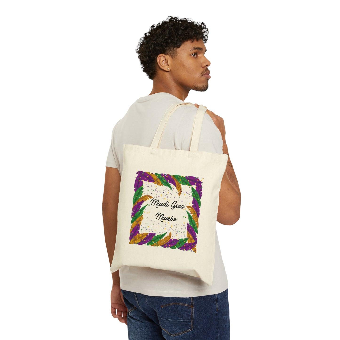 Mardi Gras Mambo - Cotton Canvas Tote Bag