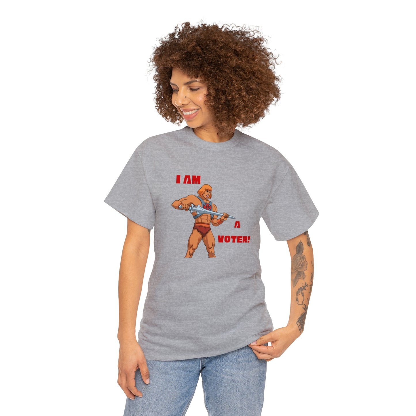 He-Man Voter - Unisex Heavy Cotton Tee