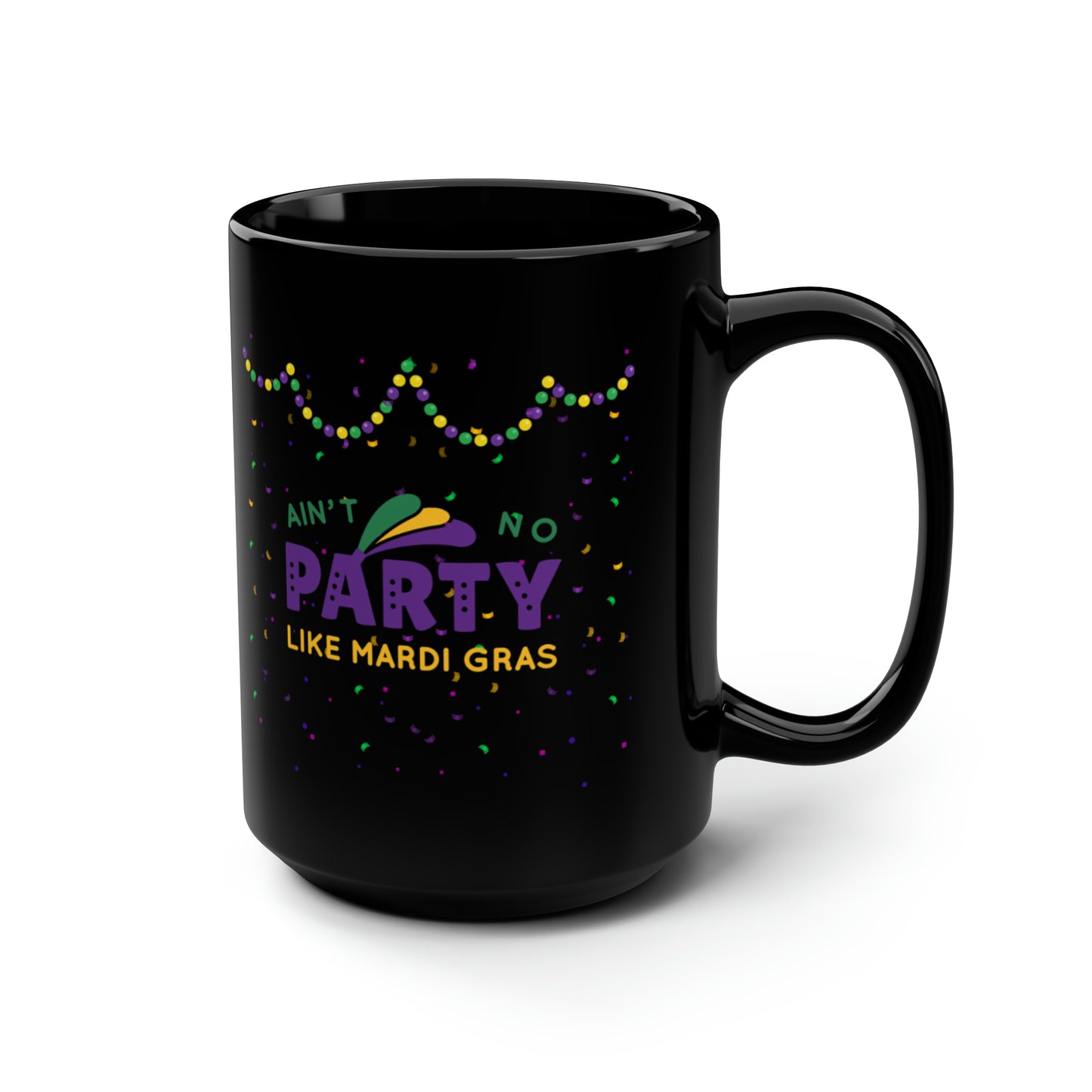 Carnival Time - Black Mug, 15oz