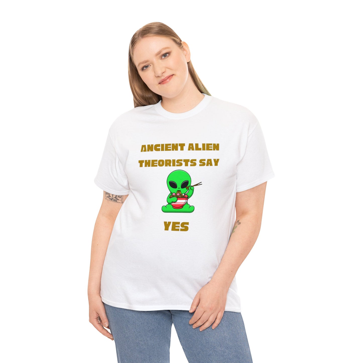 Ancient Alien Theorists - Unisex Heavy Cotton Tee