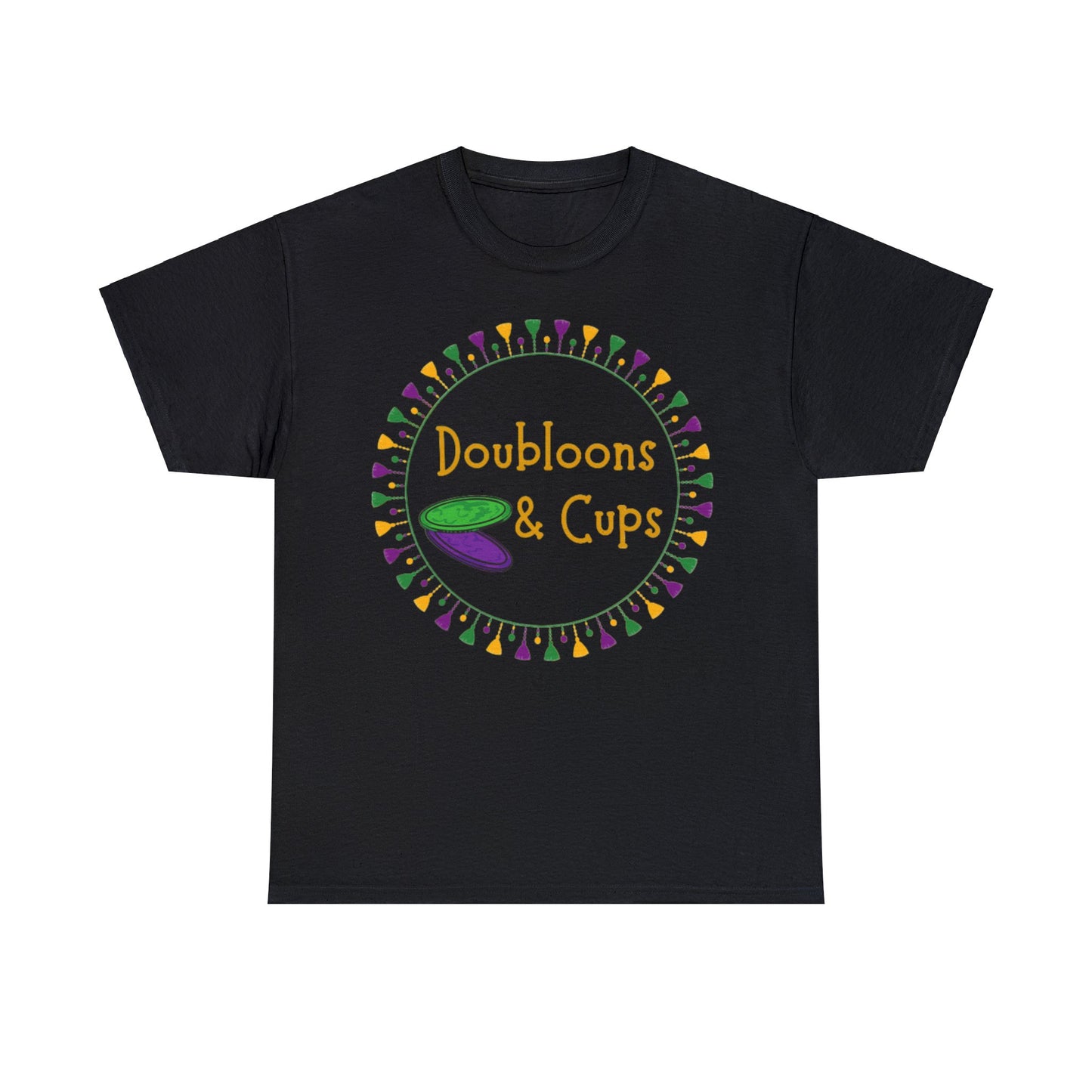 Doubloons and Cups Mardi Gras - Cotton Tee