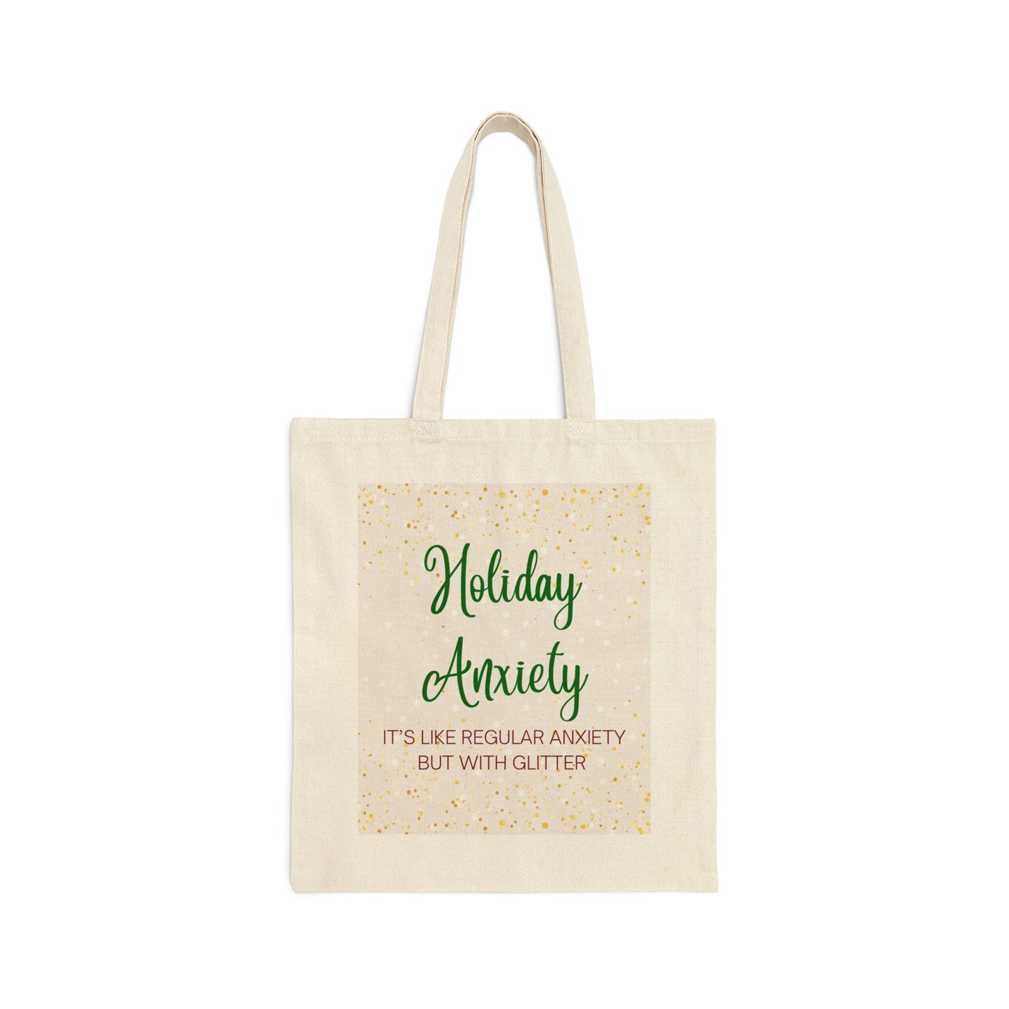 Holiday Anxiety - Cotton Canvas Tote Bag