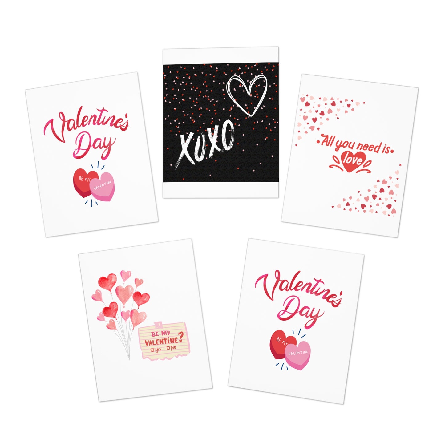 Valentines Day Cards (5-Pack)