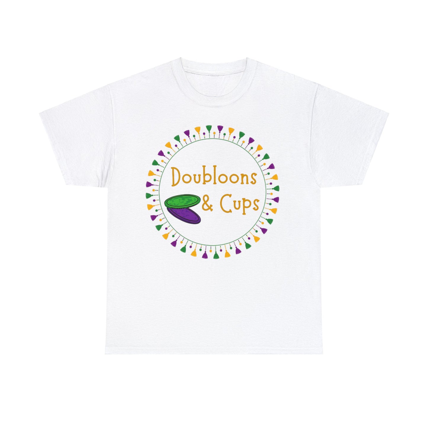 Doubloons and Cups Mardi Gras - Cotton Tee