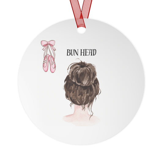 Bun Head Dancer - Metal Ornaments