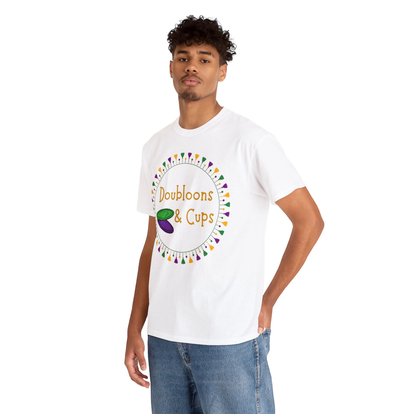 Doubloons and Cups Mardi Gras - Cotton Tee