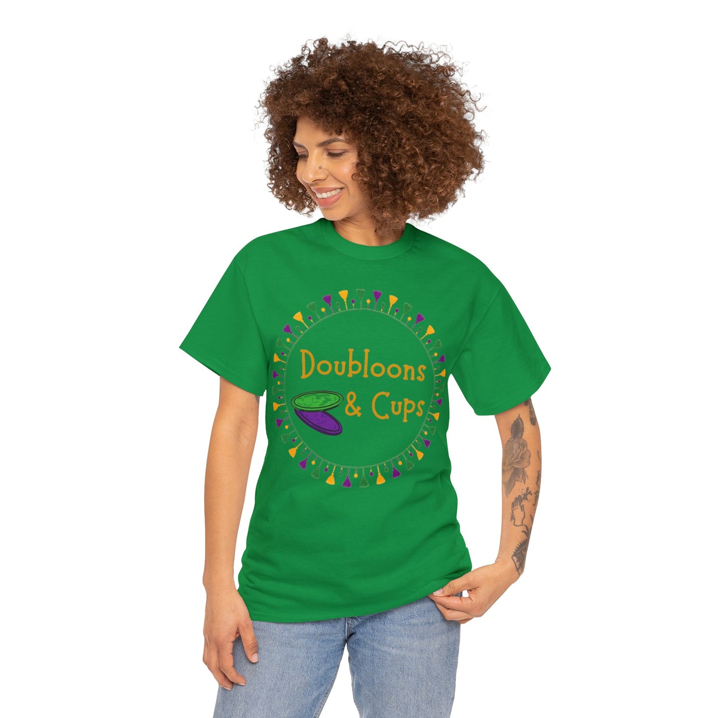 Doubloons and Cups Mardi Gras - Cotton Tee