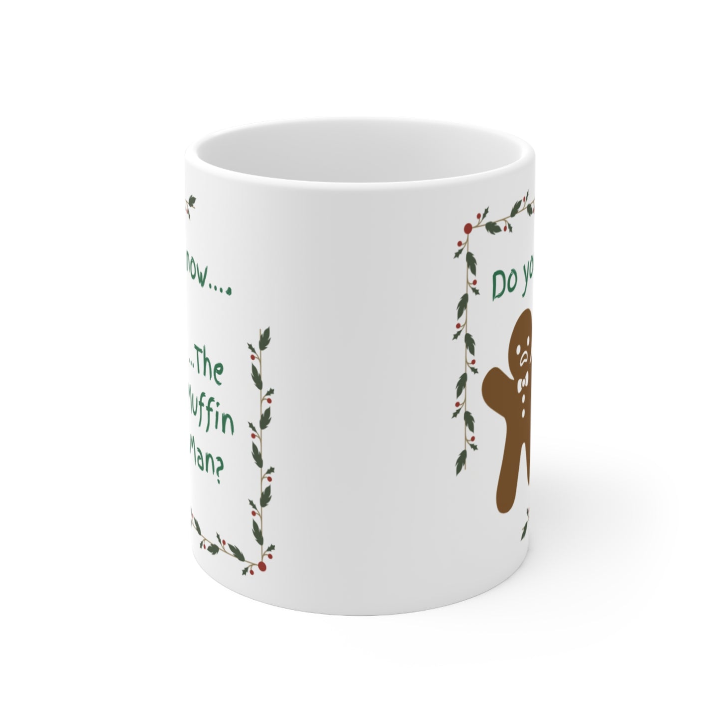 Gingerbread Christmas Mug 11oz