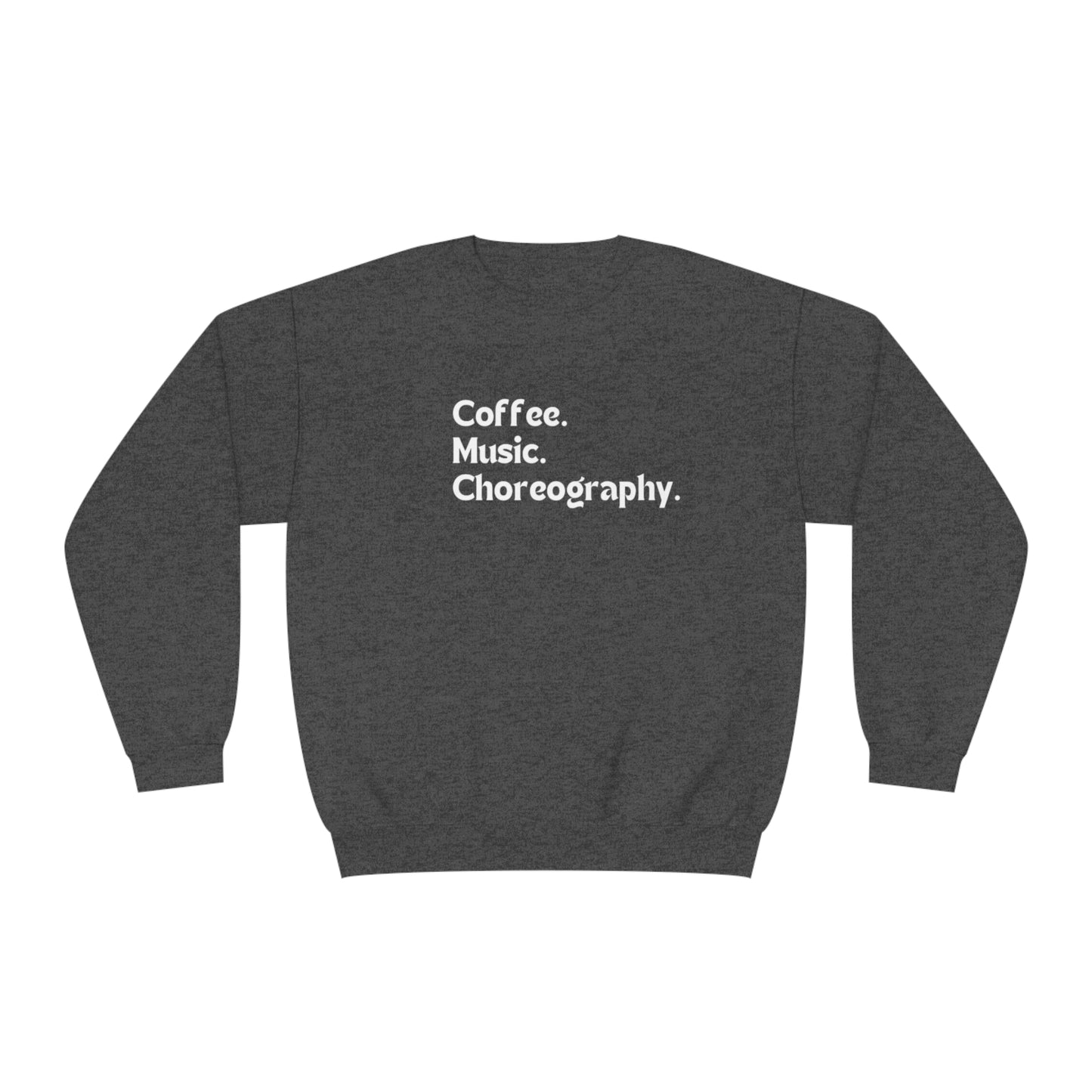 Coffee Music Choreography - Crewneck Sweatshirt