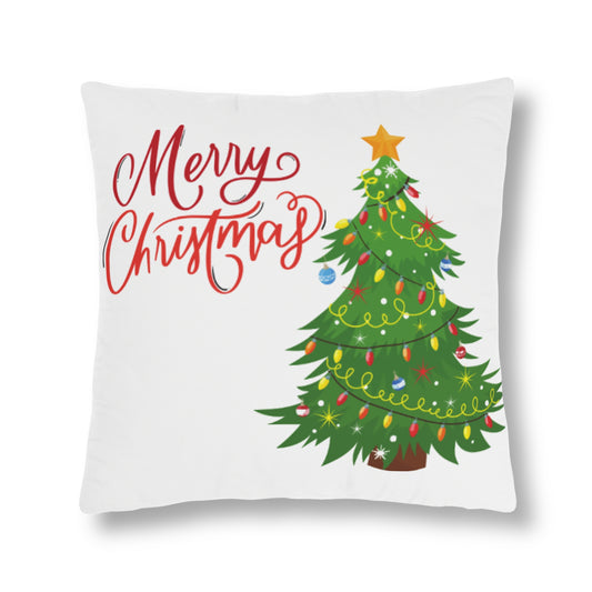 Merry Christmas Tree Waterproof Pillow