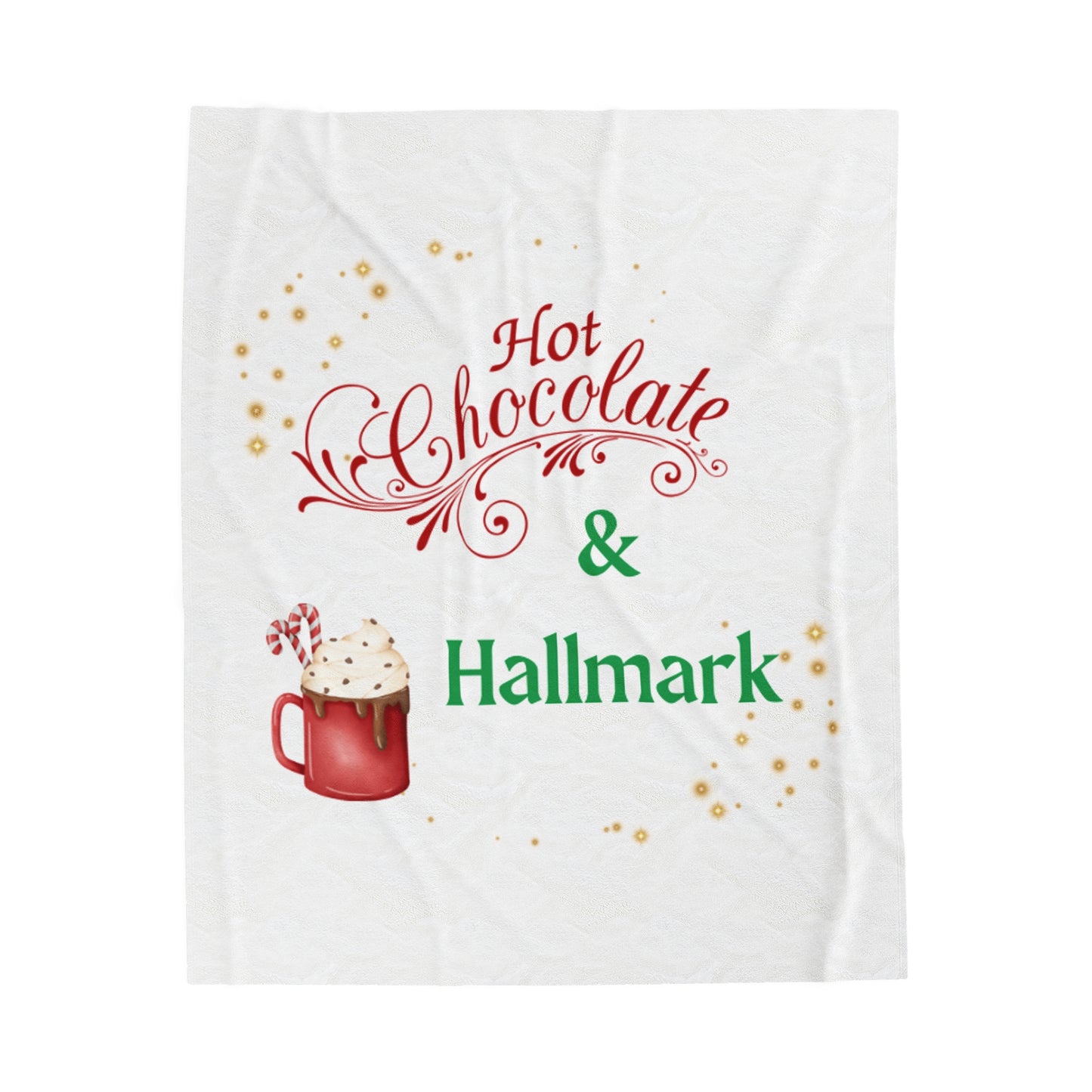 Hot Chocolate and Hallmark - Plush Blanket