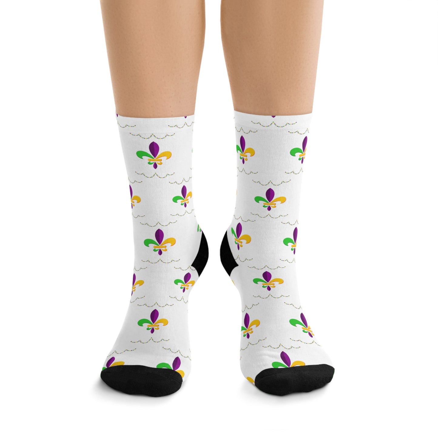 Mardi Gras - Recycled Poly Socks