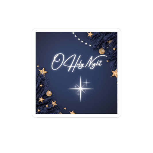 O Holy Night - Vinyl Decals