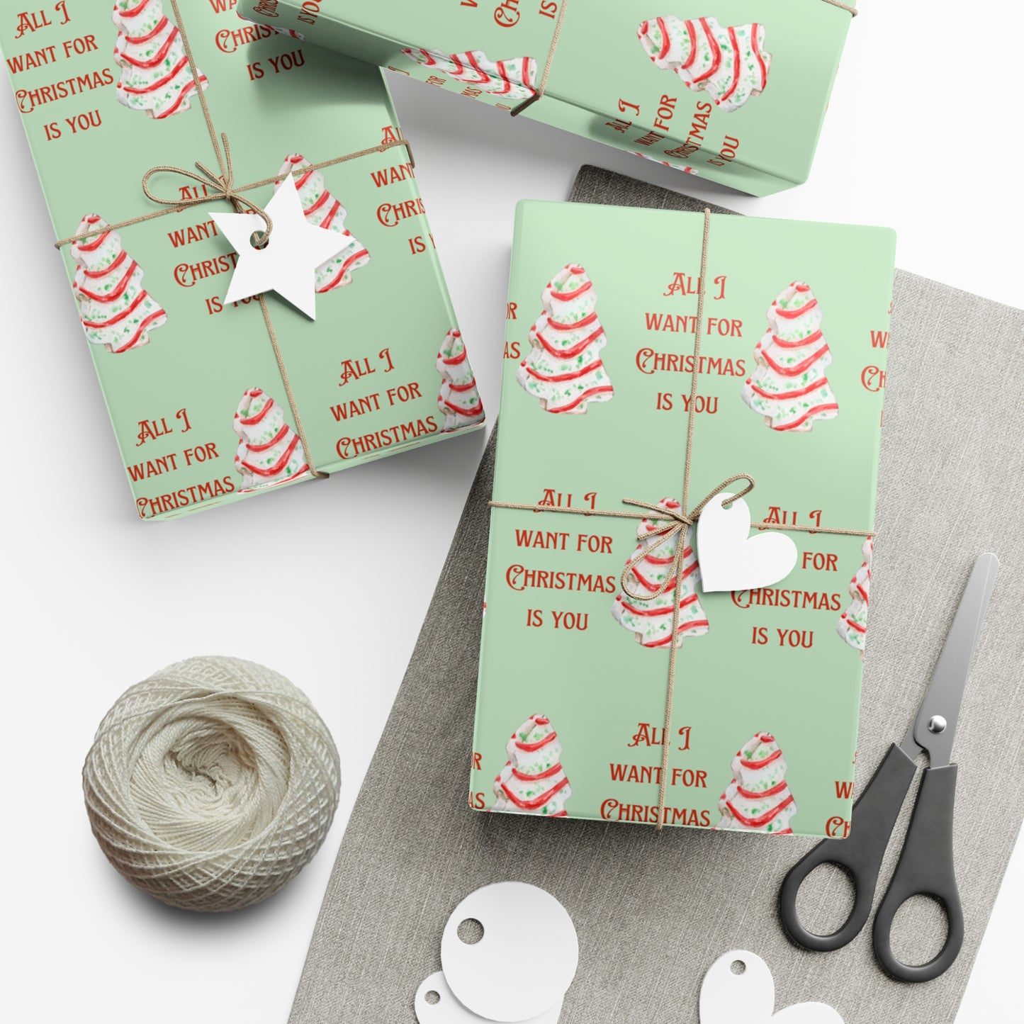 Sweet Christmas Gift Wrap Paper