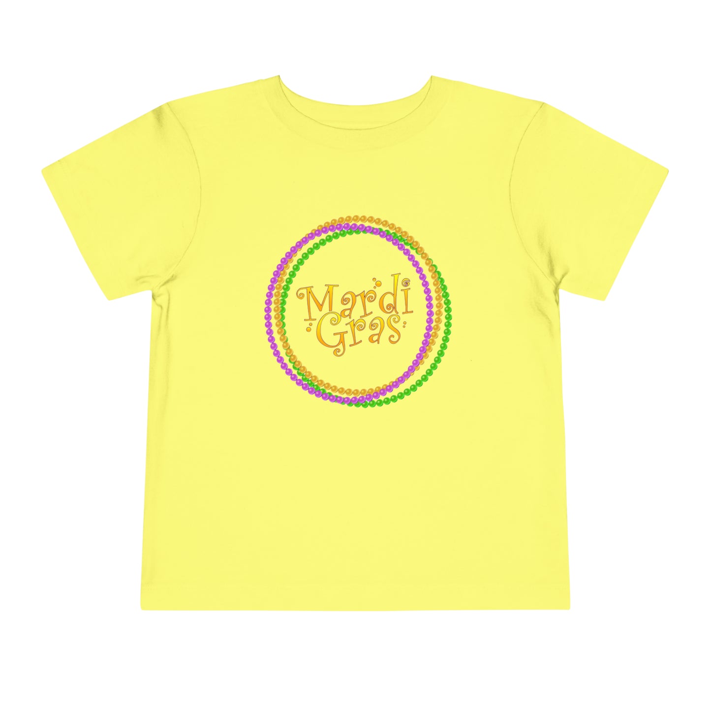 Happy Mardi Gras - Toddler Short Sleeve Tee