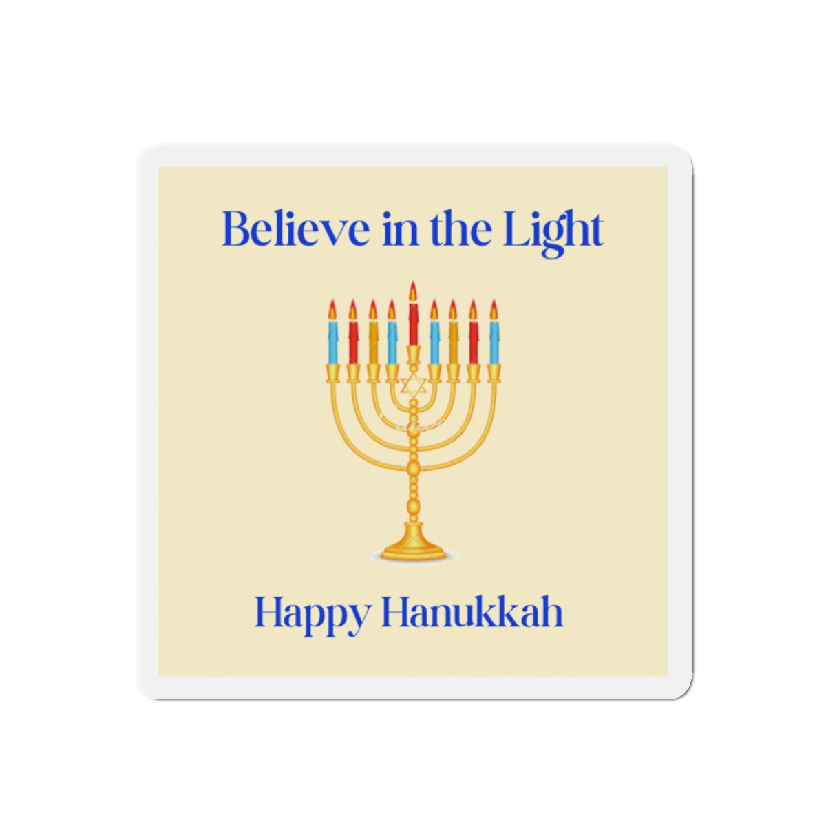 Hanukkah Lights Magnet