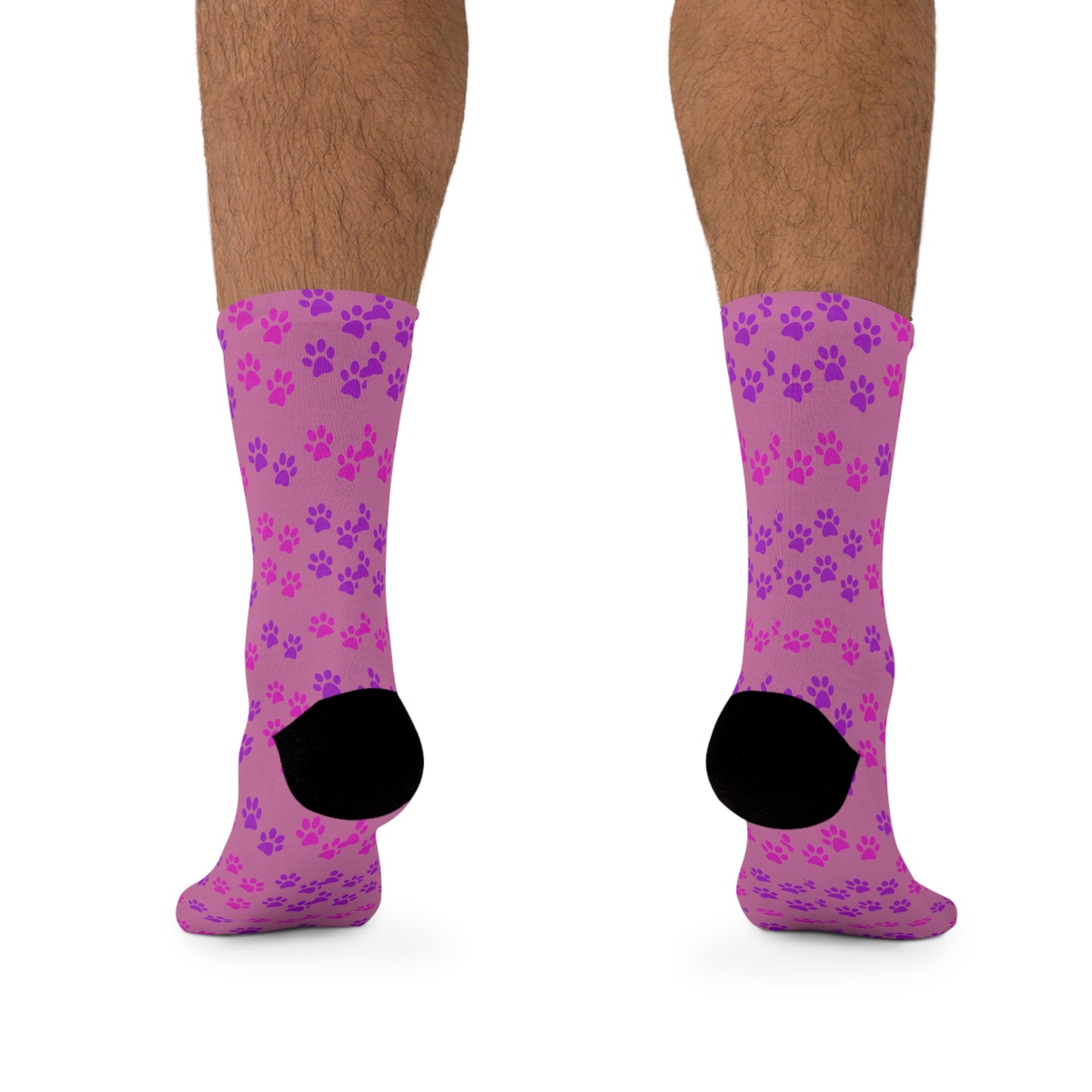 Pink Paw Prints - Socks