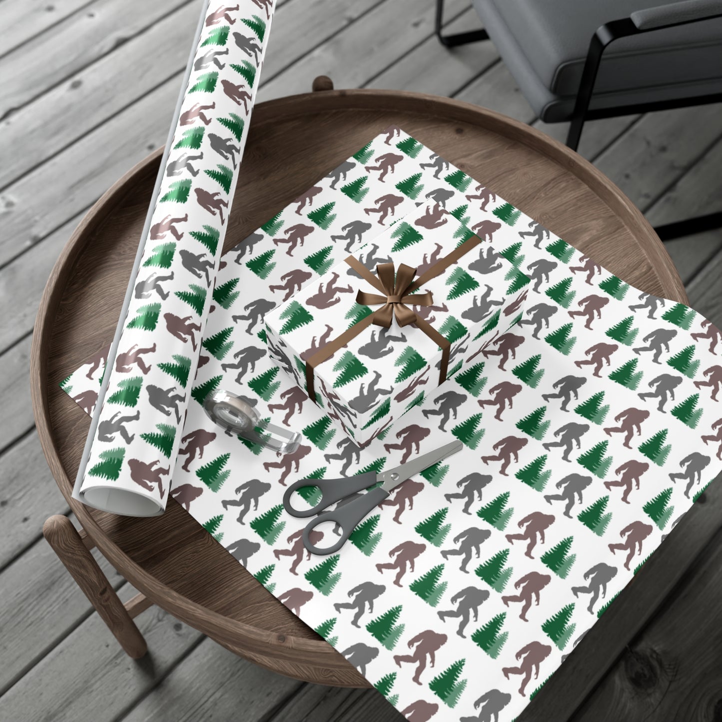 Bigfoot Gift Wrap Paper