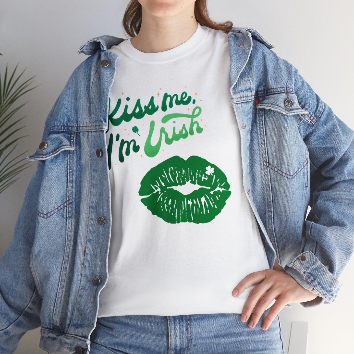 Kiss Me I’m Irish -  Heavy Cotton Tee