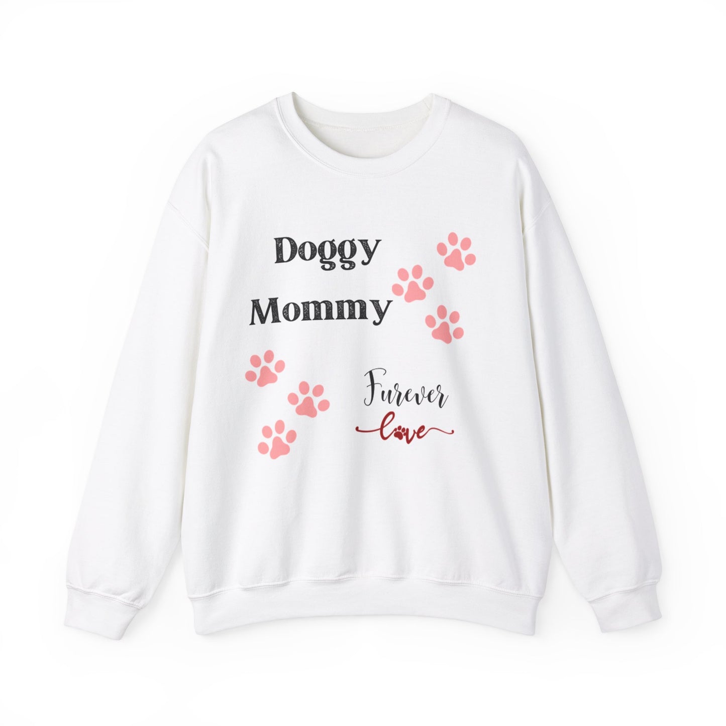 Doggy Mommy Furever Love - Heavy Blend™ Crewneck Sweatshirt