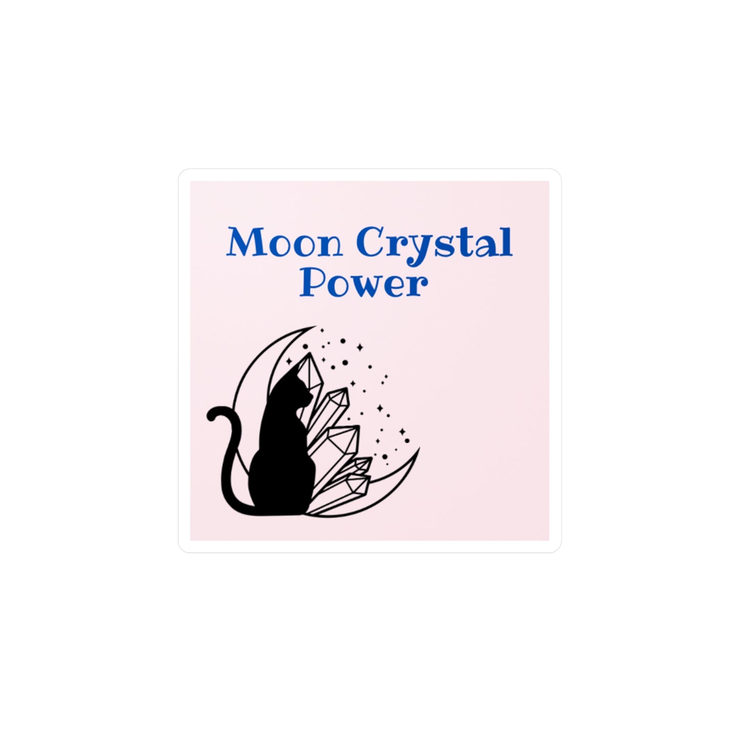 Moon Crystal Power - Vinyl Decal