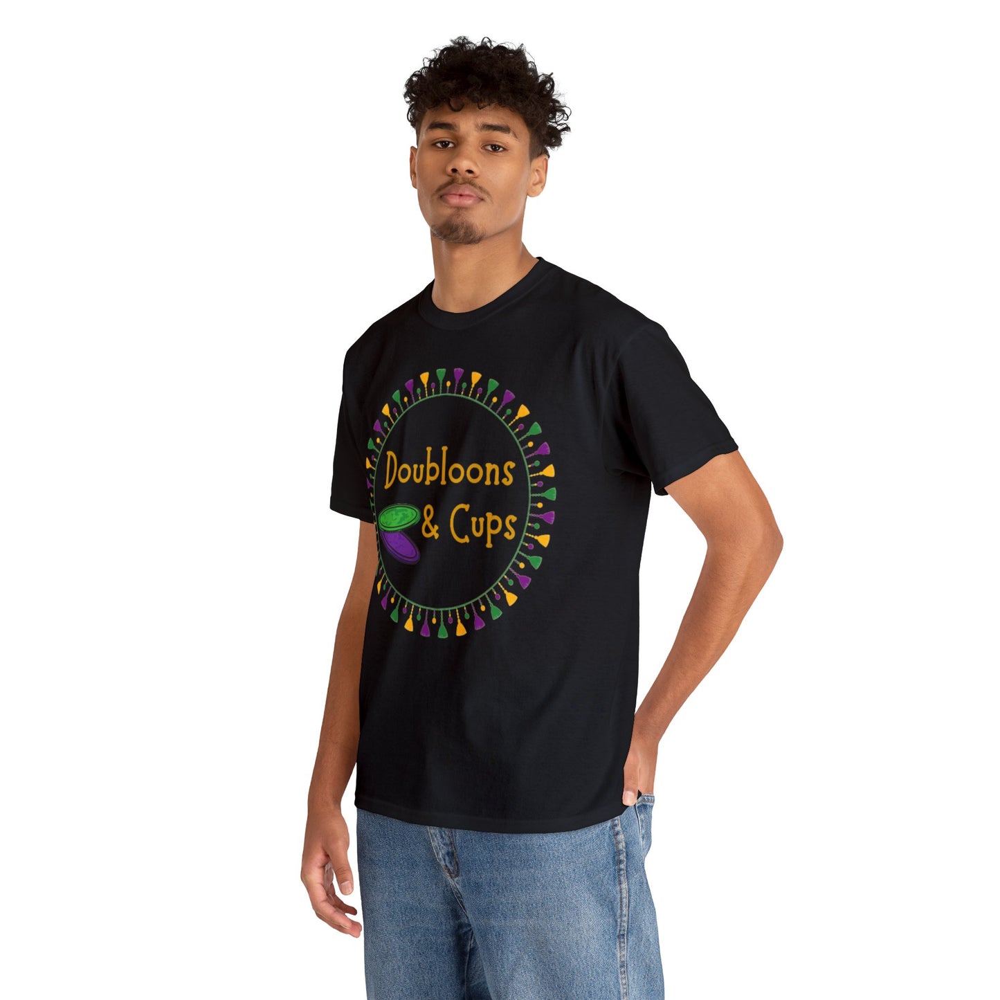 Doubloons and Cups Mardi Gras - Cotton Tee